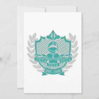 招待状ティール(緑がかった色)とグレー 招待状