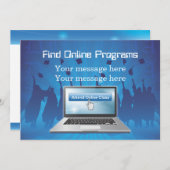 招待状テンプレートオンライン度 招待状 (正面/裏面)