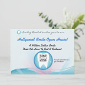 招待状テンプレート歯科 招待状 (スタンド正面)