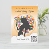 招待状テンプレート香料 招待状 (スタンド正面)