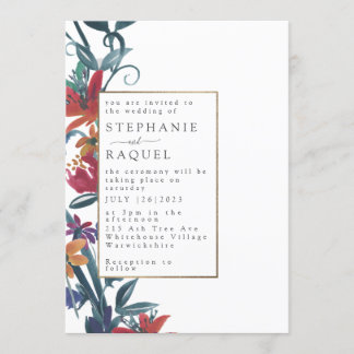 招待状テンプレート8試験 招待状