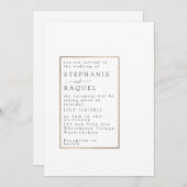 招待状テンプレート8 招待状 (正面/裏面)