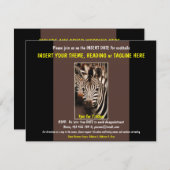 招待状テンプレート – カスタマイズ可能 招待状 (正面/裏面)