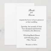 招待状テンプレート 招待状 (正面/裏面)