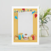 招待状テンプレート:特別な日を作る 招待状 (スタンド正面)