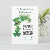 招待状テンプレートSt patricks day 招待状 (スタンド正面)