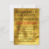 招待状トップ秘密の紳士企業の 招待状 (裏面)