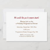 招待状トナディアプログレッシブディナー 招待状 (裏面)