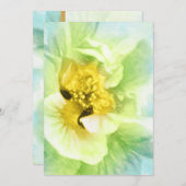 招待状バルミツワーフローラファンタジー 招待状 (正面/裏面)