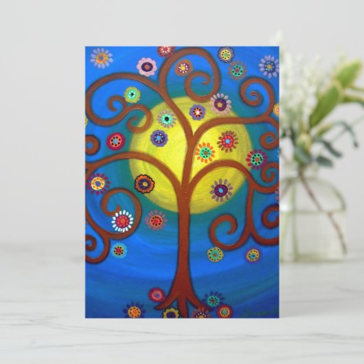 招待状バーのバルミツワーの生命の樹 招待状 (スタンド正面)