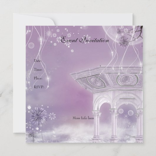 招待状パーティータイガースinフローラーワールド 招待状 (裏面)