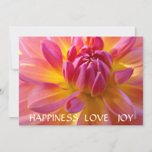 招待状パーティーバレンタインデーファミリー 招待状 (正面)