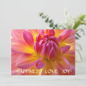 招待状パーティーバレンタインデーファミリー 招待状 (スタンド正面)