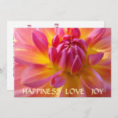 招待状パーティーバレンタインデーファミリー 招待状 (正面/裏面)