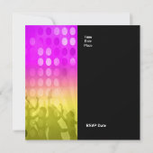 招待状パーティーピンクレイヴ 招待状 (裏面)