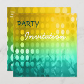 招待状パーティーレイブ 招待状 (正面/裏面)