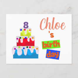 招待状パーティー インビテーションポストカード