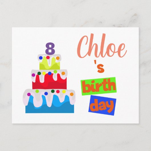 招待状パーティー インビテーションポストカード (正面)