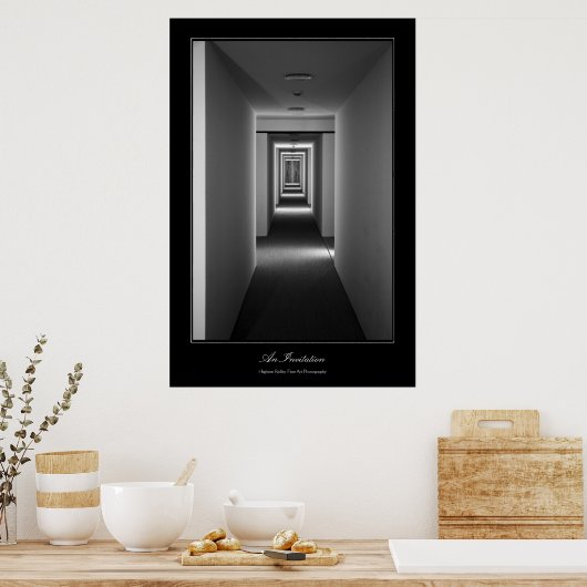 招待状ファインアート画廊スタイル ポスター (キッチン)