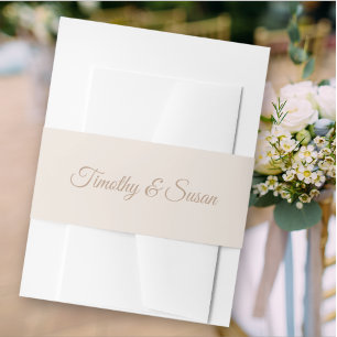  招待状ベリーバンド