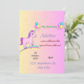 招待状ユニコーン 招待状 (スタンド正面)