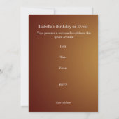 招待状ライオンザゲート 招待状 (裏面)