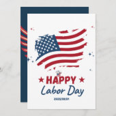 招待状ラボーデイ 招待状 (正面/裏面)