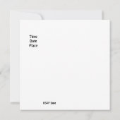 招待状レッツパーティー誕生日ガールズボーイ 招待状 (裏面)