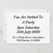 招待状レトロ 招待状 (裏面)