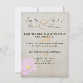 招待状ヴィンテージシンプル紙結婚 招待状