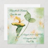 招待状保存日付 招待状 (正面/裏面)