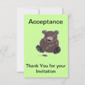 招待状受け入れ 招待状 (正面)