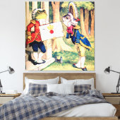 招待状女王のハート キャンバスプリント (インサイチュ (寝室))