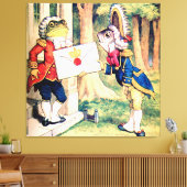 招待状女王のハート キャンバスプリント (インサイチュ (リビング))