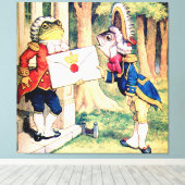 招待状女王のハート キャンバスプリント (インサイチュ (ウッドフロア))