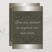 招待状小売店舗招待状口 招待状 (正面/裏面)