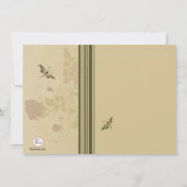 招待状幸せな足の 招待状 (裏面)