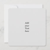 招待状性リビールパーティーカスタム文字 招待状 (裏面)