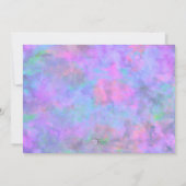 招待状最初の交信抽象芸術とクロス 招待状 (裏面)