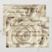 招待状洗礼《キリスト教》洗礼式や命名式テンプレート 招待状 (正面/裏面)