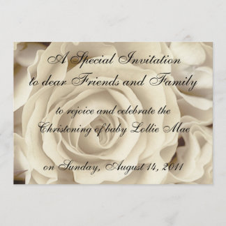 招待状洗礼《キリスト教》洗礼式や命名式テンプレート 招待状