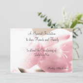 招待状洗礼《キリスト教》洗礼式や命名式テンプレート 招待状 (スタンド正面)