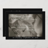 招待状洗礼《キリスト教》洗礼式や命名式テンプレート 招待状 (正面/裏面)