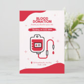 招待状献血日 招待状 (スタンド正面)