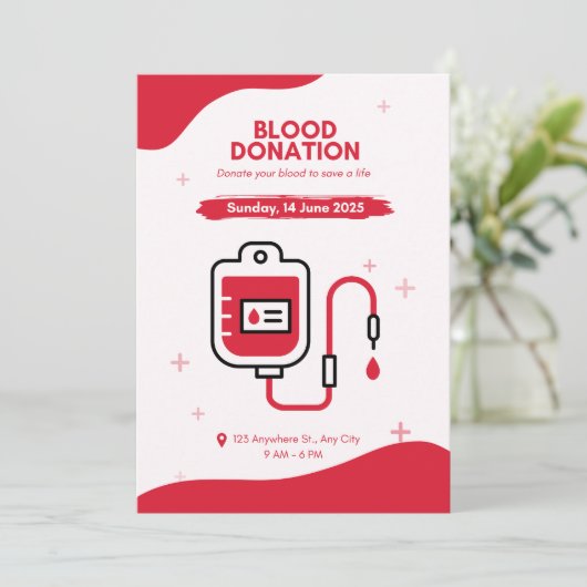 招待状献血日 招待状 (スタンド正面)