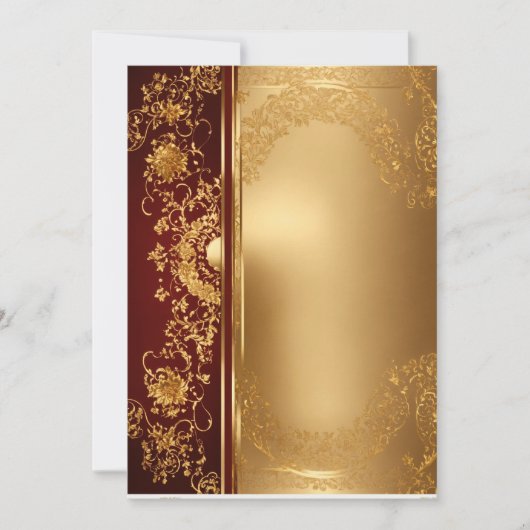 招待状王室のカード 招待状 (正面)