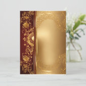 招待状王室のカード 招待状 (スタンド正面)