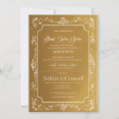 招待状王室のカード 招待状 (裏面)