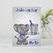 招待状用ウェルカムホームパーティー 招待状 (スタンド正面)