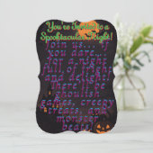 招待状用ハローウィンパーティカード (スタンド正面)